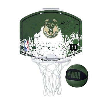Imagem de WILSON Mini cesta de basquete da NBA Team - Milwaukee Bucks