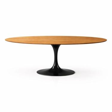 Imagem de Mesa de Jantar Tulipa Saarinen Oval 198x122 cm Tampo Freijó