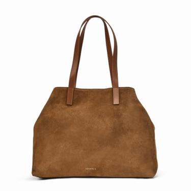 Imagem de Aquatalia Bolsa feminina Siena, Camurça Brandy, Large