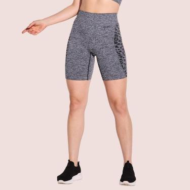 Imagem de Bermuda Feminina Adulto Com Cós Alto Trifil Sem Costura Sport Esportiva-Feminino
