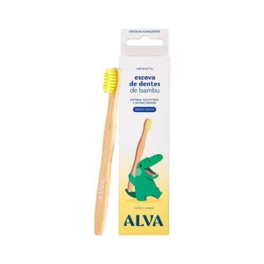 Imagem de Escova de Dentes Bamboo Infantil Alva Personal Care