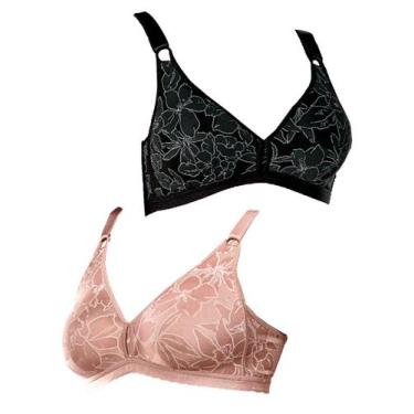 Imagem de Kit com 2 Sutiãs Sustentação Olimpo Anizete Demillus 61741 Taça B Colo
