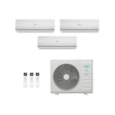 Imagem de Ar-Condicionado Tri Split Inverter Elgin 27.000 (3x Evap HW 12.000) Quente/Frio 220V