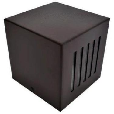 Imagem de Arandela Cubo 10 Fachos - Preto