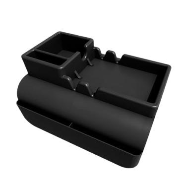 Imagem de Jaugufiy Suporte de copo de silicone para apoio de braço, suporte de bebida, suporte de sofá com bolsos laterais para sofá, poltrona, poltrona, poltrona, controle remoto e organizador de celular