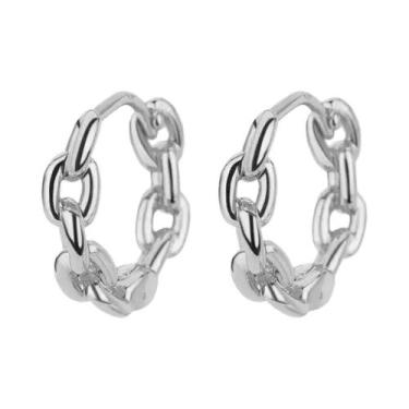 Imagem de Brincos De Argola Quadrados Em Aço Inoxidável Banhados a Ouro Para Mul