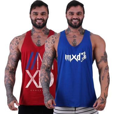 Imagem de Kit 2 Regatas MXD Conceito Cavada Masculina-Masculino