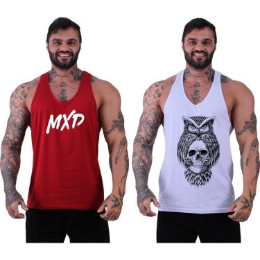 Imagem de Kit 2 Regatas MXD Conceito Cavada Masculina-Masculino