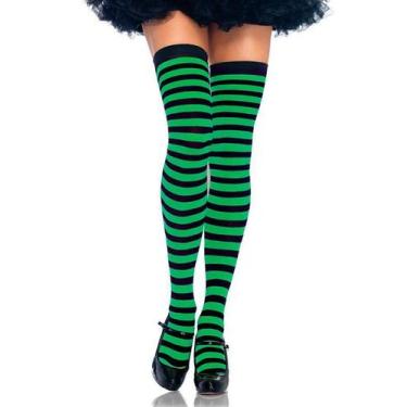 Imagem de Meia Calça 7/8 Listrada Cosplay - Fantasias do O, Único, Colorido