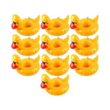 Imagem de Conjunto De Porta-Copos Infláveis Para Piscina, Bandeja Flutuante Para