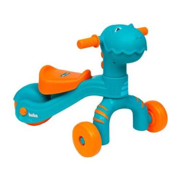 Imagem de Triciclo Andador Infantil Baby Dino Com Luz/Som 16993 - Buba, Verde, D