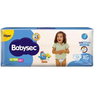Imagem de Fralda Babysec Ultrasec Hiper XG 56 Unidades, XG, 56