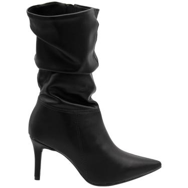 Imagem de Bota Vizzano Napa Genebra Cano Médio Bico Fino  Feminino