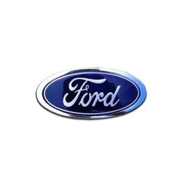 Imagem de Emblema Grade Mala Ford Azul Cromado CORCEL PAMPA BELINA DEL REY ESCOR