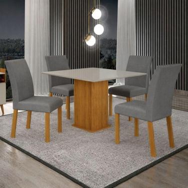 Imagem de Sala De Jantar 4 Cadeiras 100%mdf 90x90 Natal Arbo Design