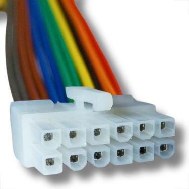 Imagem de Chicote rádio player multilaser universal 12 vias conector para modelo