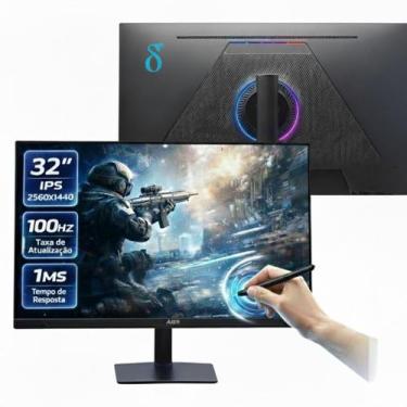 Imagem de Monitor Touch 32 Polegadas 2K QHD IPS 100Hz 1ms USBC HDMI DP Bivolt co