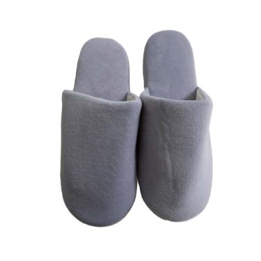 Imagem de Pantufa Feminina Fechada Cinza Basic+ Nº 37/38