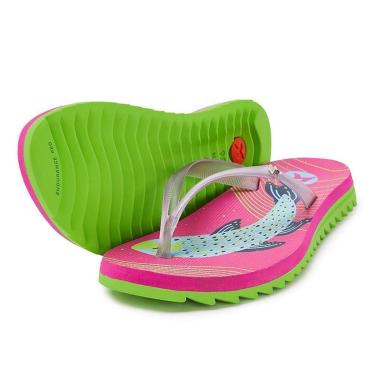 Imagem de Chinelo Kenner Ibiza Pro Peixes Flatform - Rosa e Verde - 39-Feminino