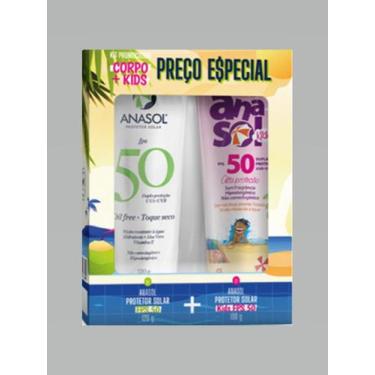 Imagem de KIT ANASOL FPS 50 CORPO 120g + FPS 50 KIDS 100g - DAHUER