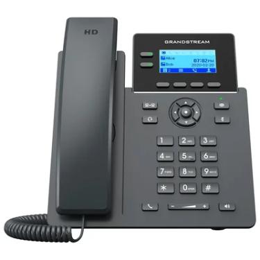 Imagem de Telefone Ip Grandstream, Visor Lcd, 4 Contas Sip, 2 Linhas, Poe, Preto - Grp2602g