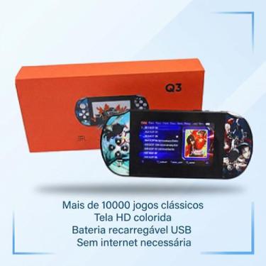 Imagem de Game Q3 Mini Console Retro com Design Compacto para Diversão em Casa, 