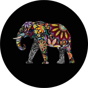 Imagem de Capa para estepe Ecosport Crossfox Elefante Psicodélico CN258