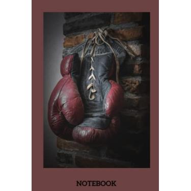 Imagem de Notebook: Boxing Daily Journal . Lined Notebook Journal Daily Planner Diary 6"x 9"- 110 pages