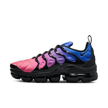 Imagem de Nike T nis feminino Air Vapormax Plus (azul/preto-hiper-rosa, sistema us_Footwear_Size_Size, adulto, feminino, num rico, m dio, num rico_6), Azul corredor/preto-rosa hiper