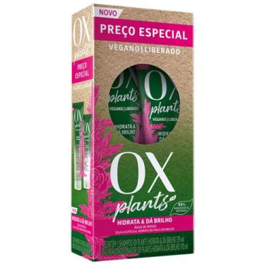 Imagem de Kit Ox Plants Hidrata E Dá Brilho Shampoo + Condicionador - Ox Cosméti