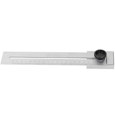 Imagem de QANYEGN Régua De Linha Deslizante, Ferramenta De Medição De Aço Carbono, Medidor De Régua Paralela De 3 Tamanhos Para Carpintaria.(200mm)