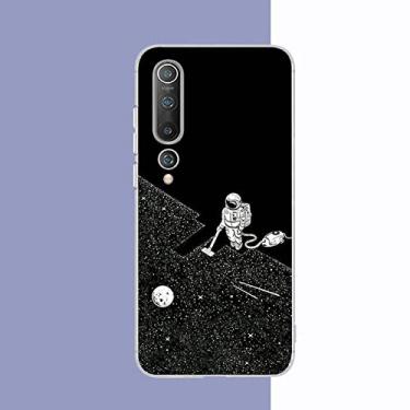 Imagem de Capa de telefone Moon Astronaut para Samsung S21 A10 para Redmi Note 7 9 para Huawei P30Pro Honor 8X 10i capa, A7, para Redmi Note9 4G