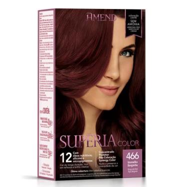 Imagem de Amend Kit Tonalizante Supéria Color 466 Vermelho Borgonha
