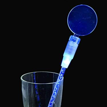 Imagem de Blinkee Agitador de bebidas Blue Cocktail Party Light Up Swizzle Stick da