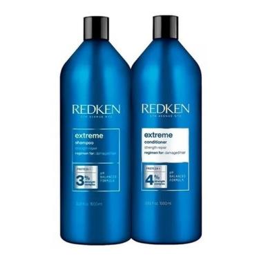 Imagem de Kit Redken Extreme Shampoo 1l Condicionador 1l ORIGINAL