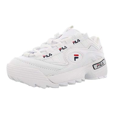 Imagem de Fila Women's D-Formation White/White/White Sneakers Shoes