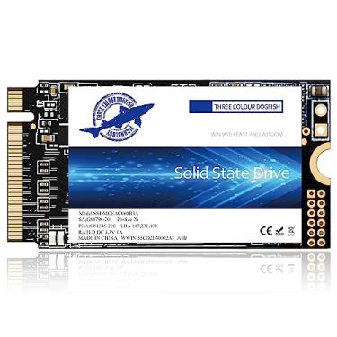 Imagem de Dogfish M.2 2242 SSD 512 GB NVMe PCIe Gen3 x 4 unidade interna de estado sólido, 3D NAND TLC, SSD para jogos, velocidade R/W de até 2200 MB/s e 1800 MB/s (M.2 2242 PCIe, 512 GB)