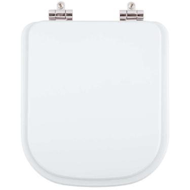 Imagem de Tampa De Vaso Poliester Com Amortecedor Debba Branco Para Bacia Roca