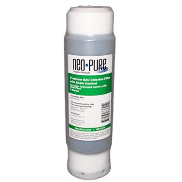 Imagem de Neo-Pure Filtro de água de cloro premium NP-117S com controle de escala de pH lento - único compatível com 3M Aqua Pure APS117 com fosfato
