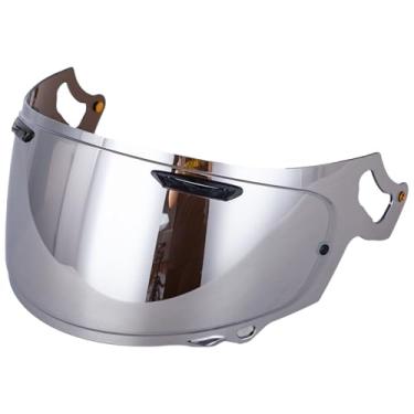 Imagem de Soman Viseira de substituição Regent-X, VAS-V MAX Vision, compatível com proteção UV Regent-X VAS-V MAX Corsair-X Quantum-X Signet-X Dt-X Defiant-X (prata)