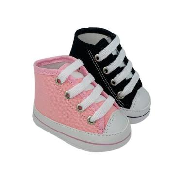 Imagem de Kit Com 2 Pares Sapatinho De Bebê Do 13 Ao 18 Direto Da Fabrica - Drin