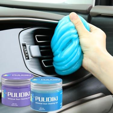 Imagem de PULIDIKI Gel de limpeza de carro para detalhes de carro Putty Car Putty Kits de limpeza automotiva limpador de geleca de carro gel de limpeza de poeira para limpador de interiores de carro acessórios