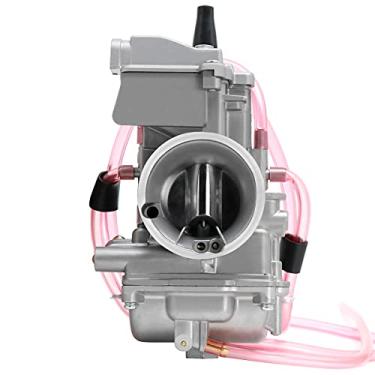 Imagem de Carburador de corpo curto Universal Racing PWK 38S Quad Vent Carburador Air-Striker, carburador de corpo curto, 2 tempos para motocicleta Dirt Pit Bike ATV UTV Scooter (38S)