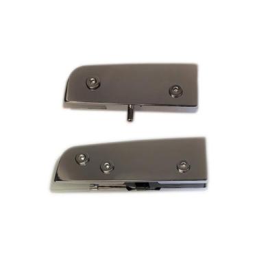 Imagem de Dobradiça superior + inferior para porta pivotante de vidro temperado 