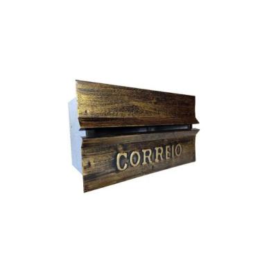 Imagem de Caixa Correio Popular Chapa 12x20x10cm - Brassol
