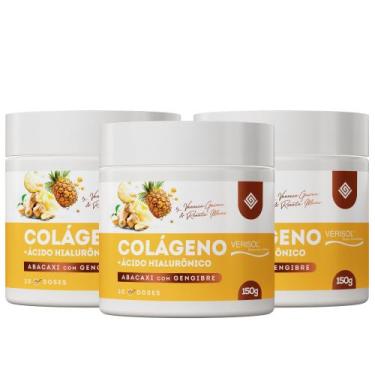 Imagem de KIT 3 - Colágeno VERISOL by Vanessa Guirau & Renata Meins - 150g, 3 AB