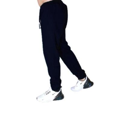 Imagem de Calça Moletom Unisex Tamanho P - W Diniz Confecções, Azul, M