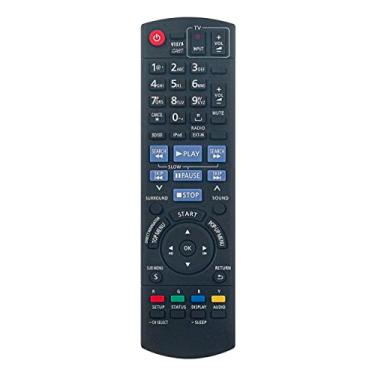 Imagem de Controle remoto de substituição N2QAKB000072 compatível com o sistema de home theater Panasonic Blu ray SA-BTX70 SC-BT303 SC-BT203 SA-BT300 SC-BT300 SC-BT200 SA-BT303 SA-BT200 SA-BT203 SC-BTX70