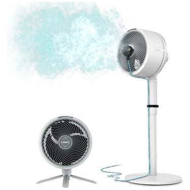 Imagem de Ventilador Oscilante Portátil com Névoa, Controle Remoto para Uso interno e Externo, 110V SharkNinja Shark FlexBreeze, Branco