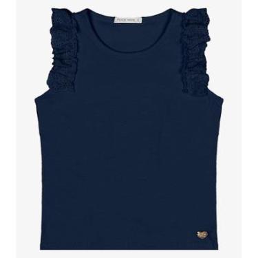 Imagem de Regata Infantil Feminina Trick Nick Azul-Feminino